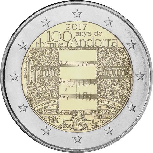 Андорра 2 Евро (2017) KM#