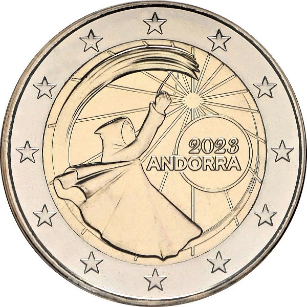 Андорра 2 Евро (2023) KM#