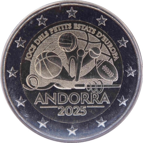 Андорра 2 Евро (2025) KM#