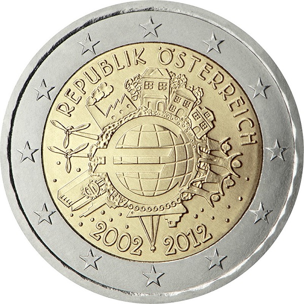 Austria 2 Euro (2012) KM# 3205