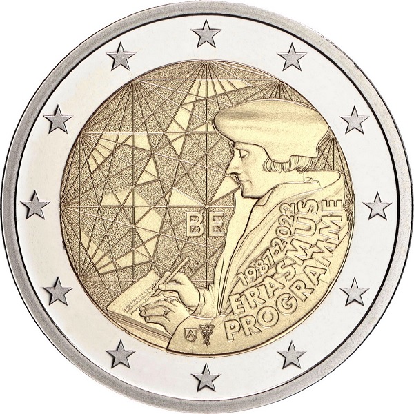 Бельгия 2 Евро (2022) KM#