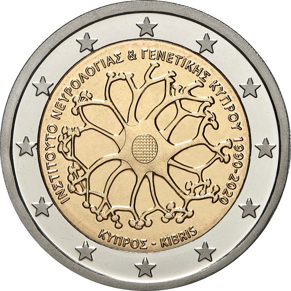 Кипр 2 Евро (2020) KM#