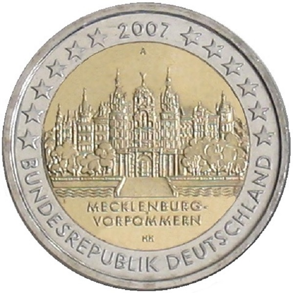 Германия 2 Евро (2007) "A" KM# 259