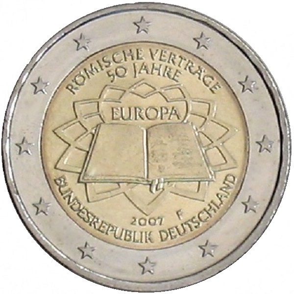Германия 2 Евро (2007) "F" KM# 260
