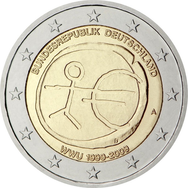 Germany 2 Euro (2009) "A" KM# 276