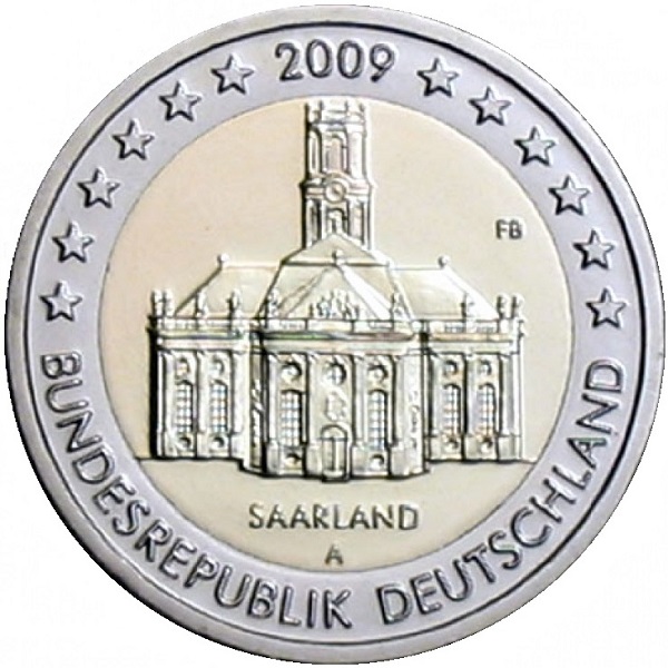 Germany 2 Euro (2009) "A" KM# 277