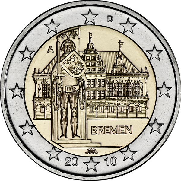 Germany 2 Euro (2010) "A" KM# 285