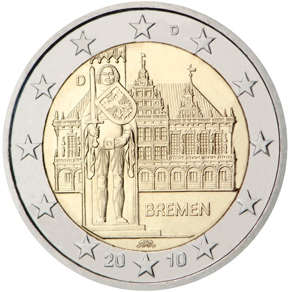 Germany 2 Euro (2010) "D" KM# 285