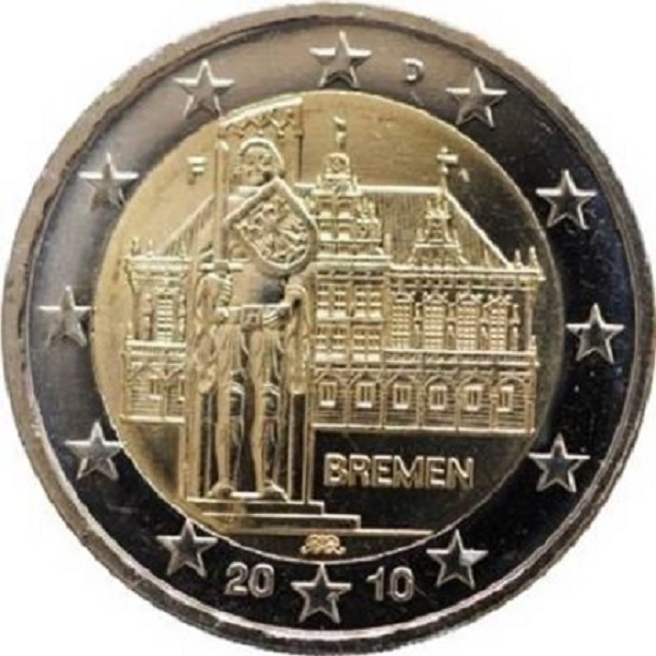 Germany 2 Euro (2010) "F" KM# 285