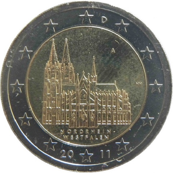 Germany 2 Euro (2011) "A" KM# 293