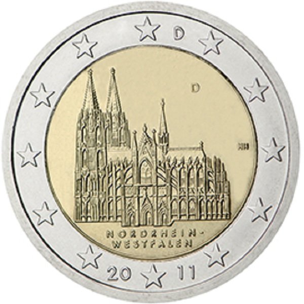 Germany 2 Euro (2011) "D" KM# 293