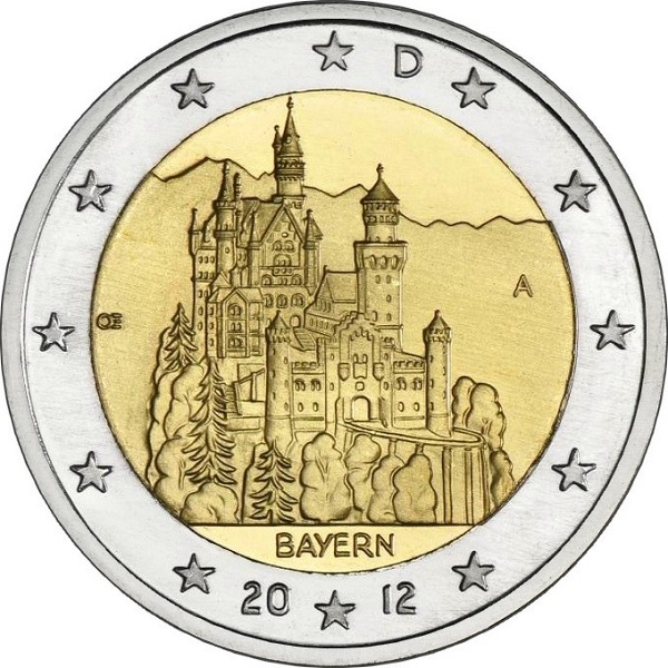 Germany 2 Euro (2012) "A" KM# 305