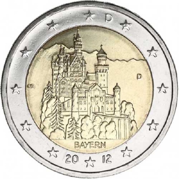 Germany 2 Euro (2012) "D" KM# 305
