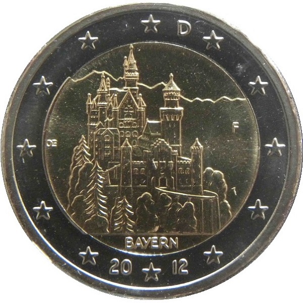 Germany 2 Euro (2012) "F" KM# 305