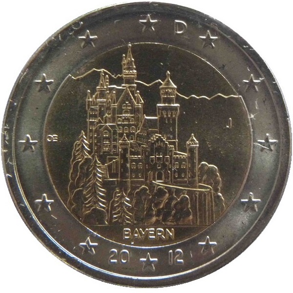 Germany 2 Euro (2012) "J" KM# 305