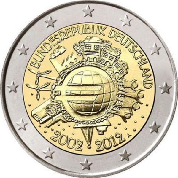 Германия 2 Евро (2012) "A" КМ# 306