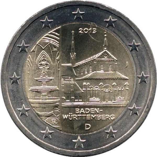 Germany 2 Euro (2013) "J" KM# 315