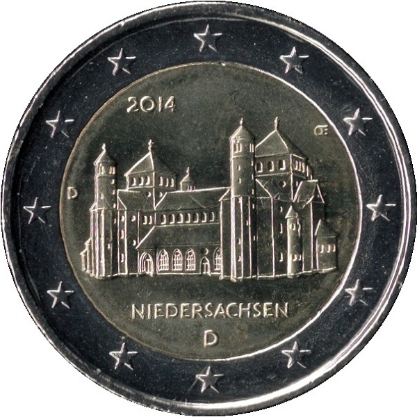 Germany 2 Euro (2014) "D" KM#