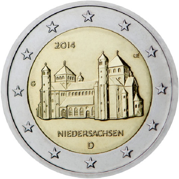 Германия 2 Евро (2014) "G" KM#