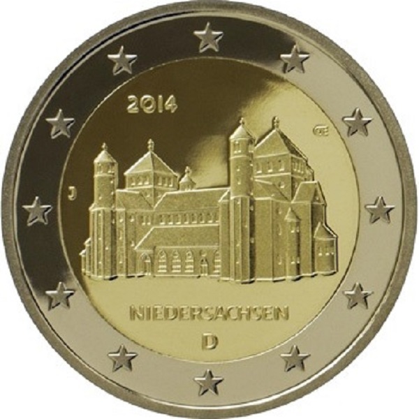 Германия 2 Евро (2014) "J" KM#