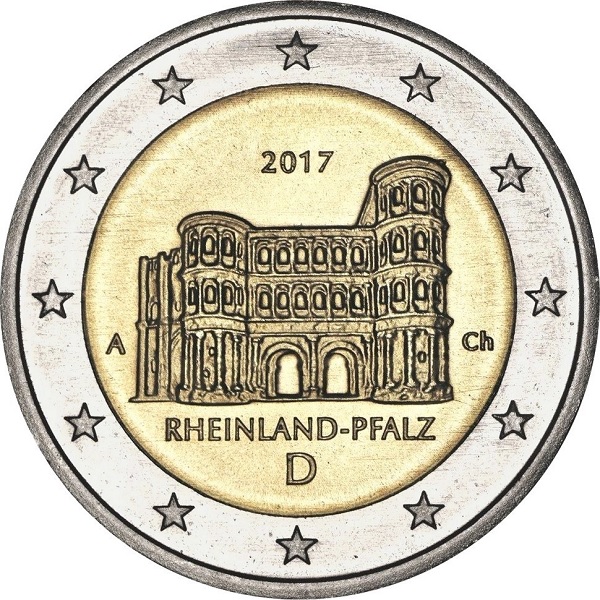 Germany 2 Euro (2017) "A" KM#