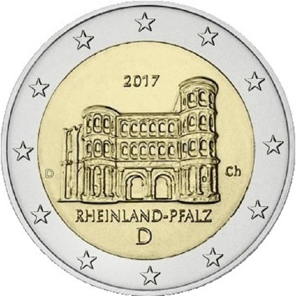 Germany 2 Euro (2017) "D" KM#