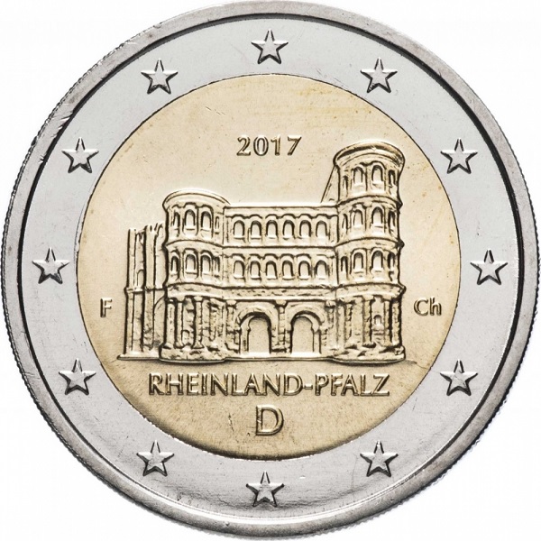 Germany 2 Euro (2017) "F" KM#