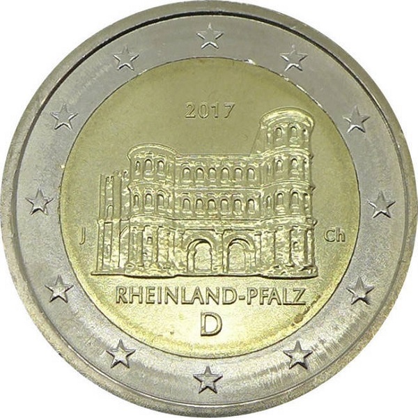 Германия 2 Евро (2017) "J" KM#