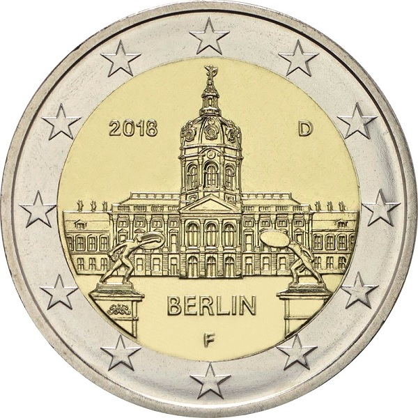 Germany 2 Euro (2018) "F" KM#
