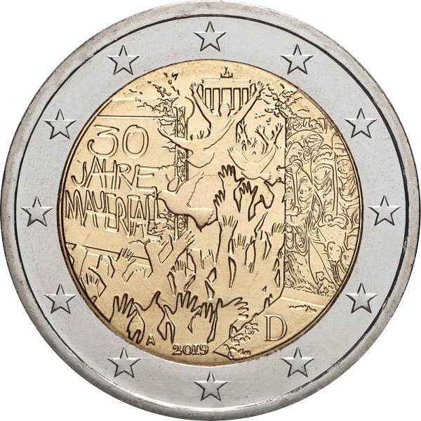 Germany 2 Euro (2019) "A" KM#