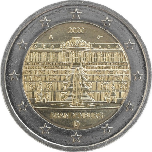 Germany 2 Euro (2020) "A" KM#