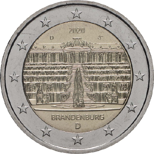 Germany 2 Euro (2020) "D" KM#
