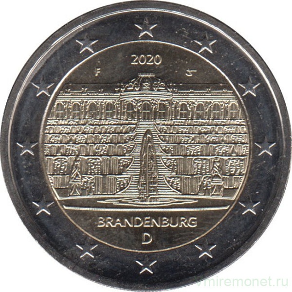 Germany 2 Euro (2020) "F" KM#