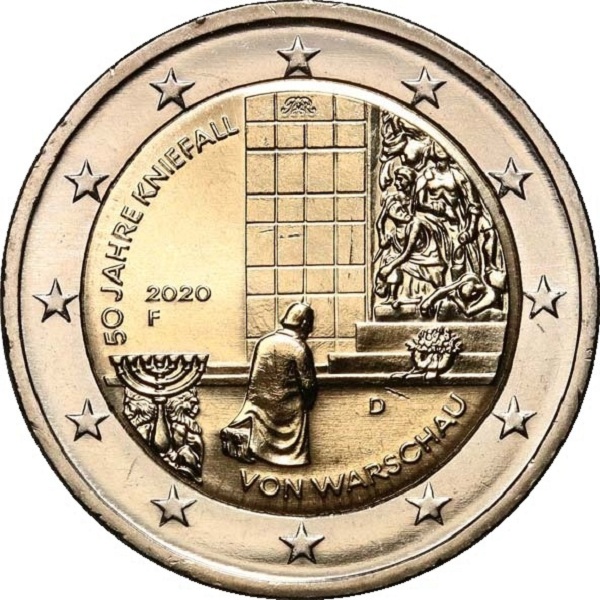 Германия 2 Евро (2020) "F" KM#