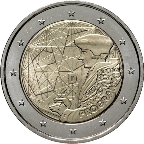 Германия 2 Евро (2022) "F" KM#