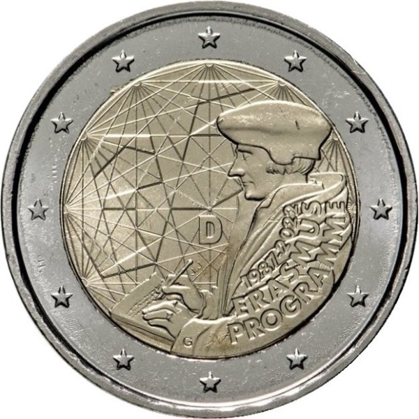 Германия 2 Евро (2022) "G" KM#