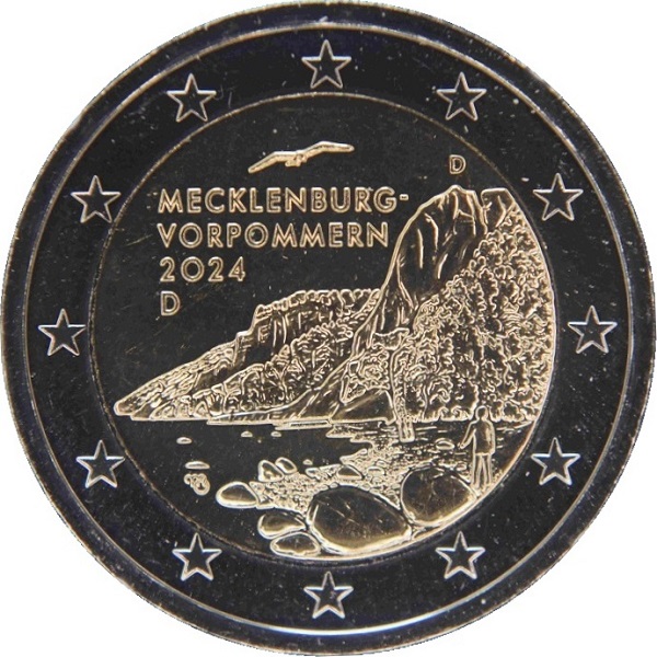 Германия 2 Евро (2024) "D" KM#
