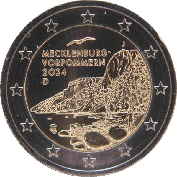 Germany 2 Euro (2024) "J" KM#