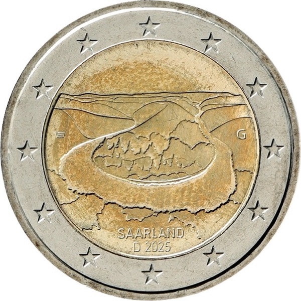 Германия 2 Евро (2025) "G" KM#