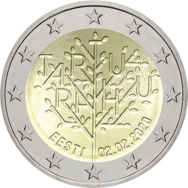 Эстония 2 Евро (2020) KM#