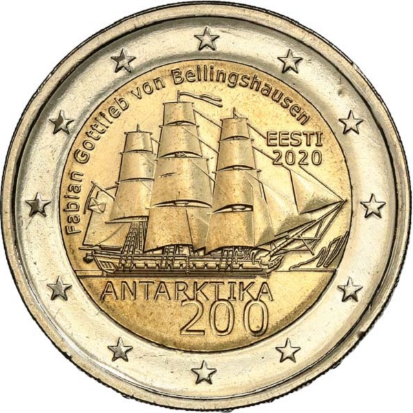 Эстония 2 Евро (2020) KM#