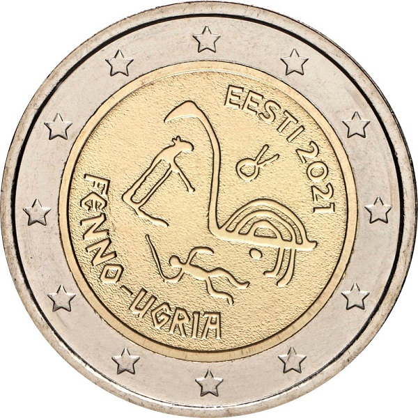 Эстония 2 Евро (2021) KM#