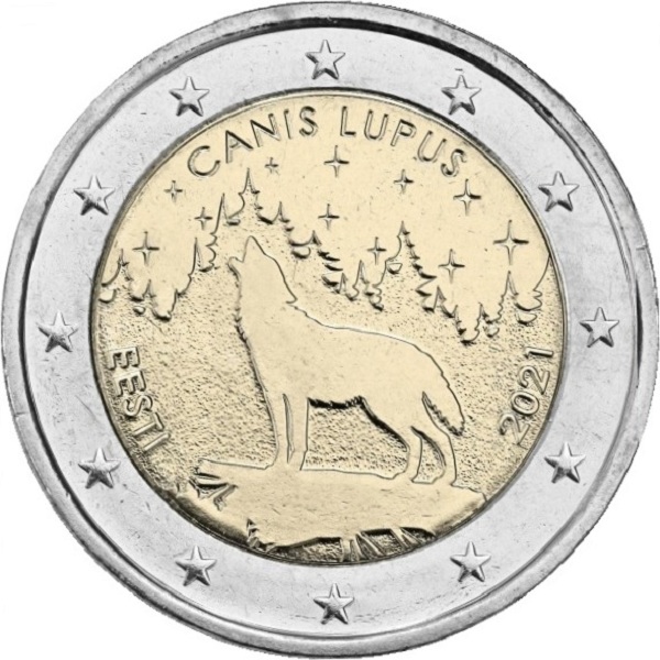 Эстония 2 Евро (2021) KM#