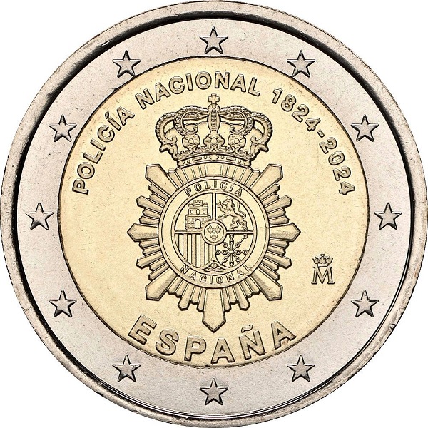 Испания 2 Евро (2024) KM#