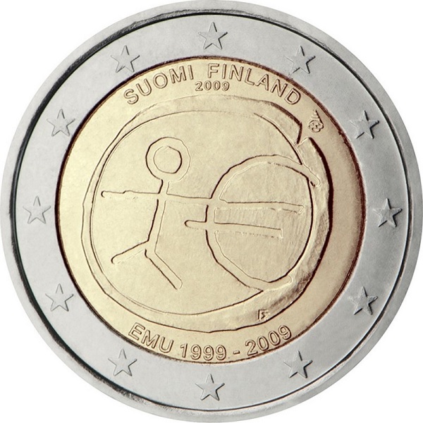 Финляндия 2 Евро (2009) KM#