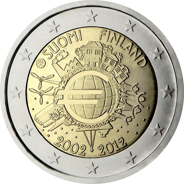 Финляндия 2 Евро (2012) KM#