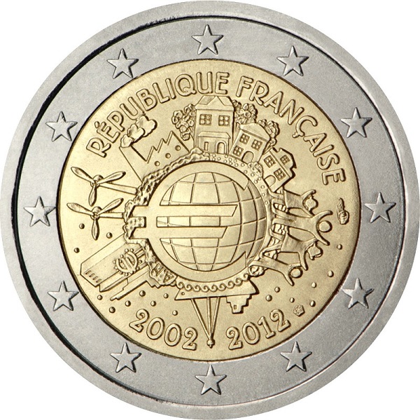Франция 2 Евро (2012) KM#