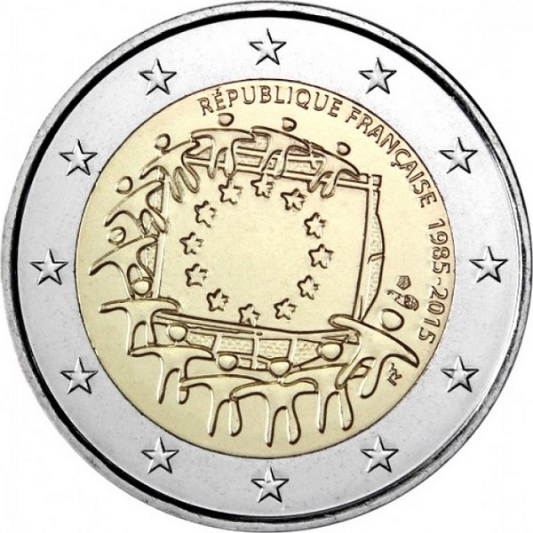 France 2 Euro (2015) KM#