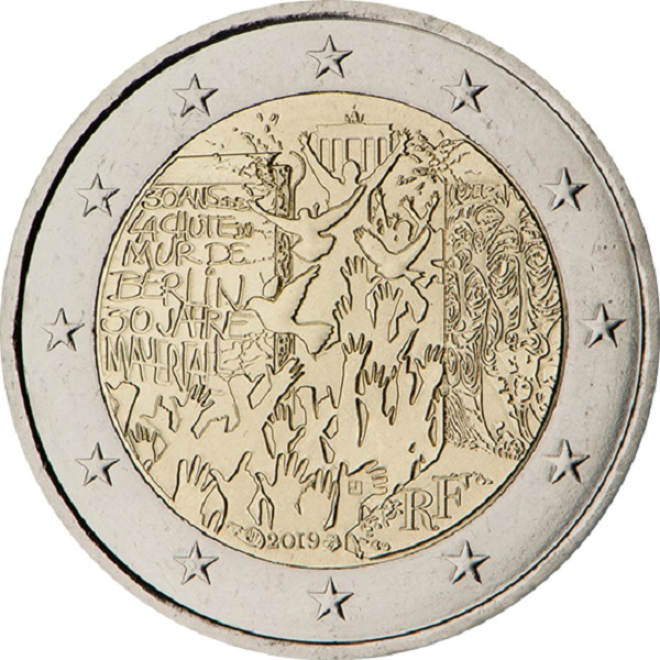 Франция 2 Евро (2019) KM#