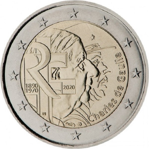 Франция 2 Евро (2020) KM#